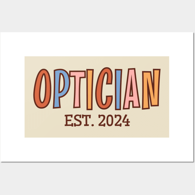 Optician Graduation | Optical Engineering Grad Wall Art by WaBastian